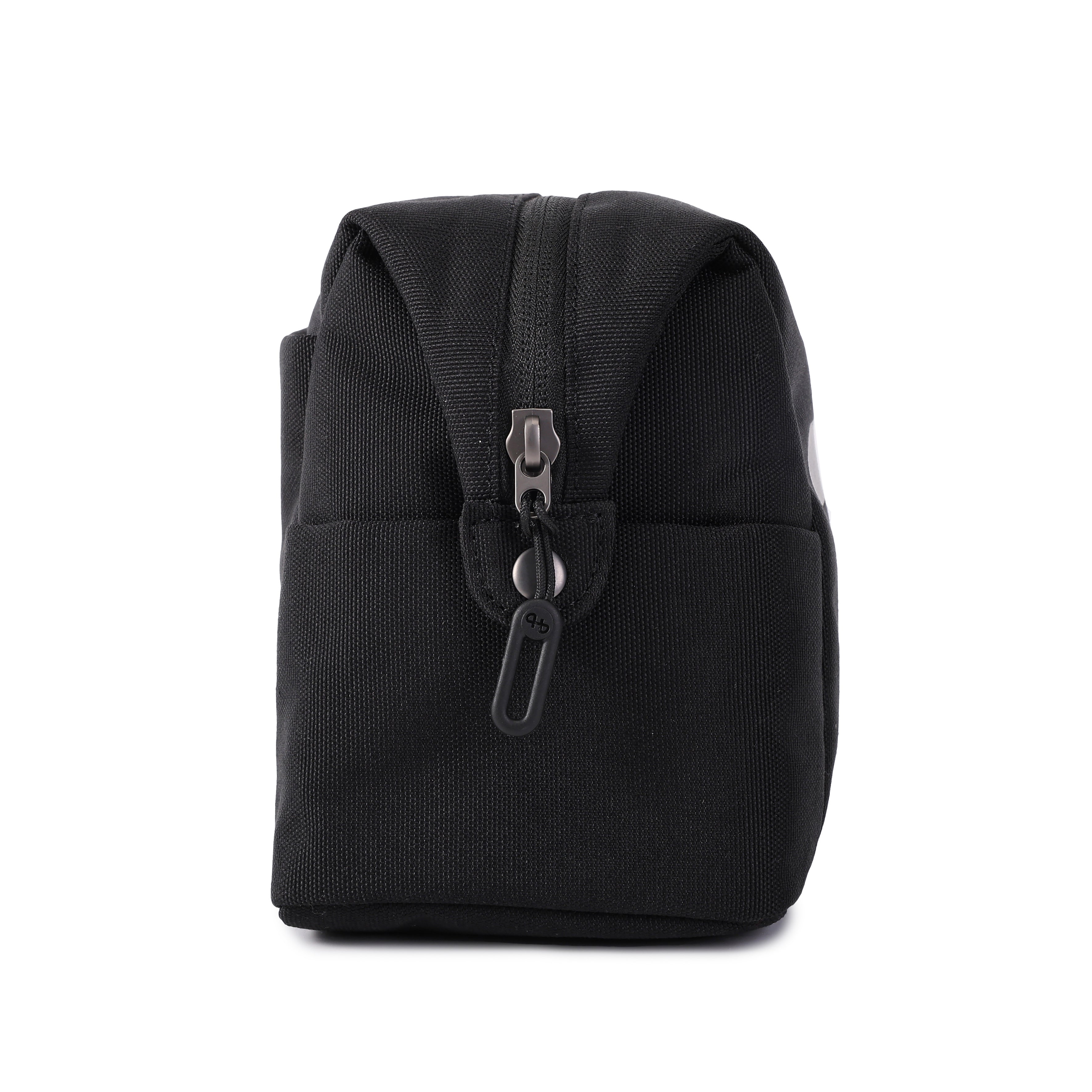 Side view of Hedgren BREAK Toiletry Bag in Black