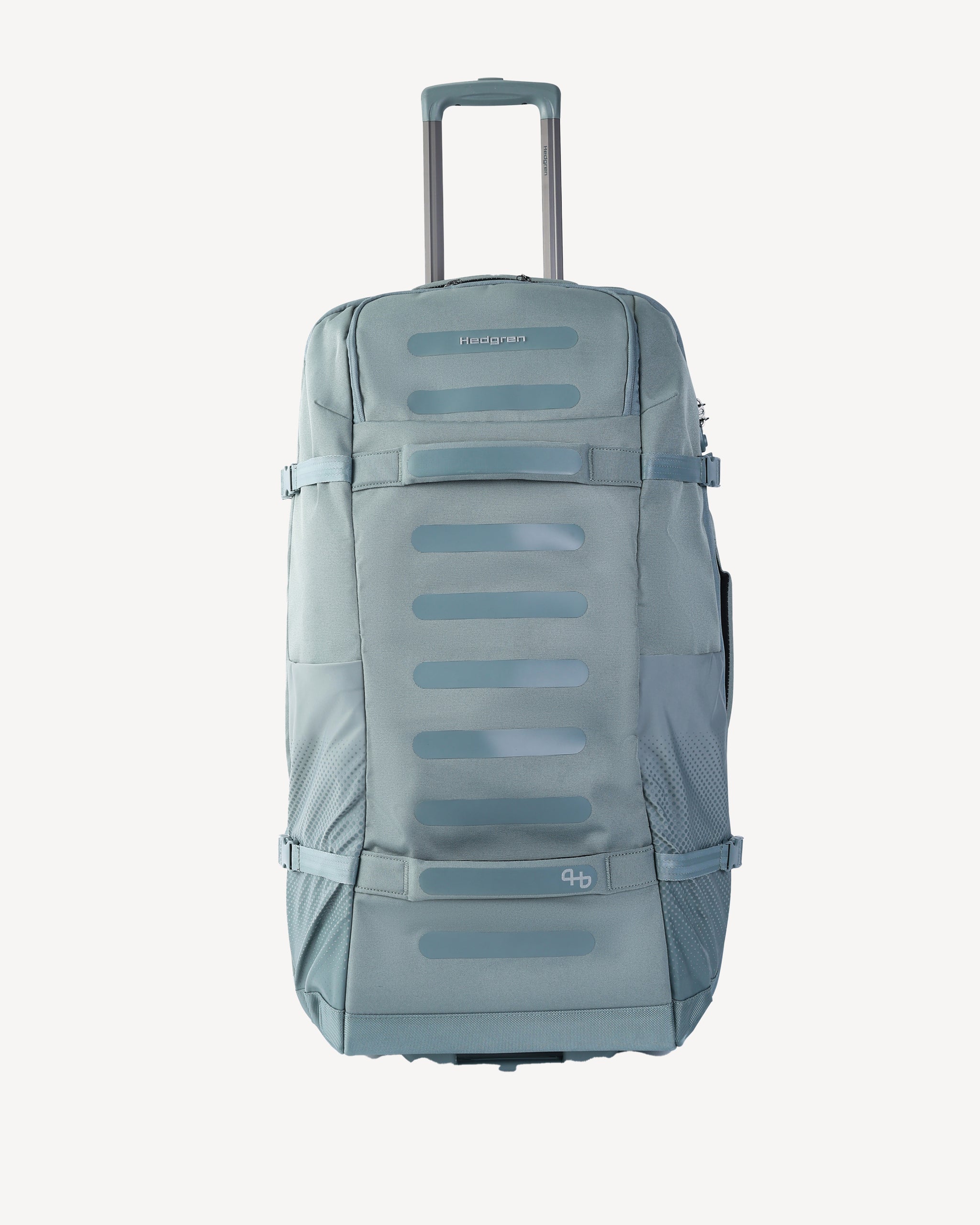 JOURNEY Duffle Bag with Wheels in Grey Green