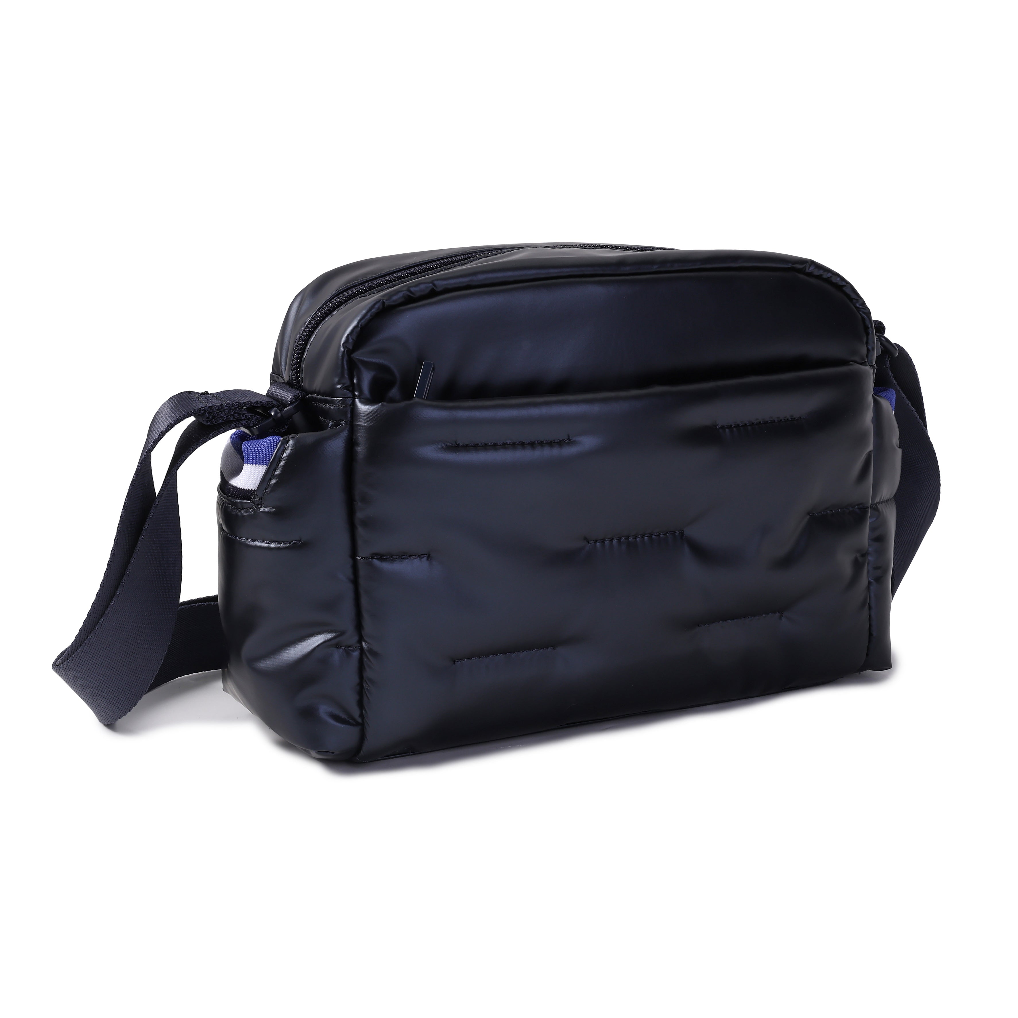 Back of Hedgren COZY Shoulder Bag in Peacoat Blue