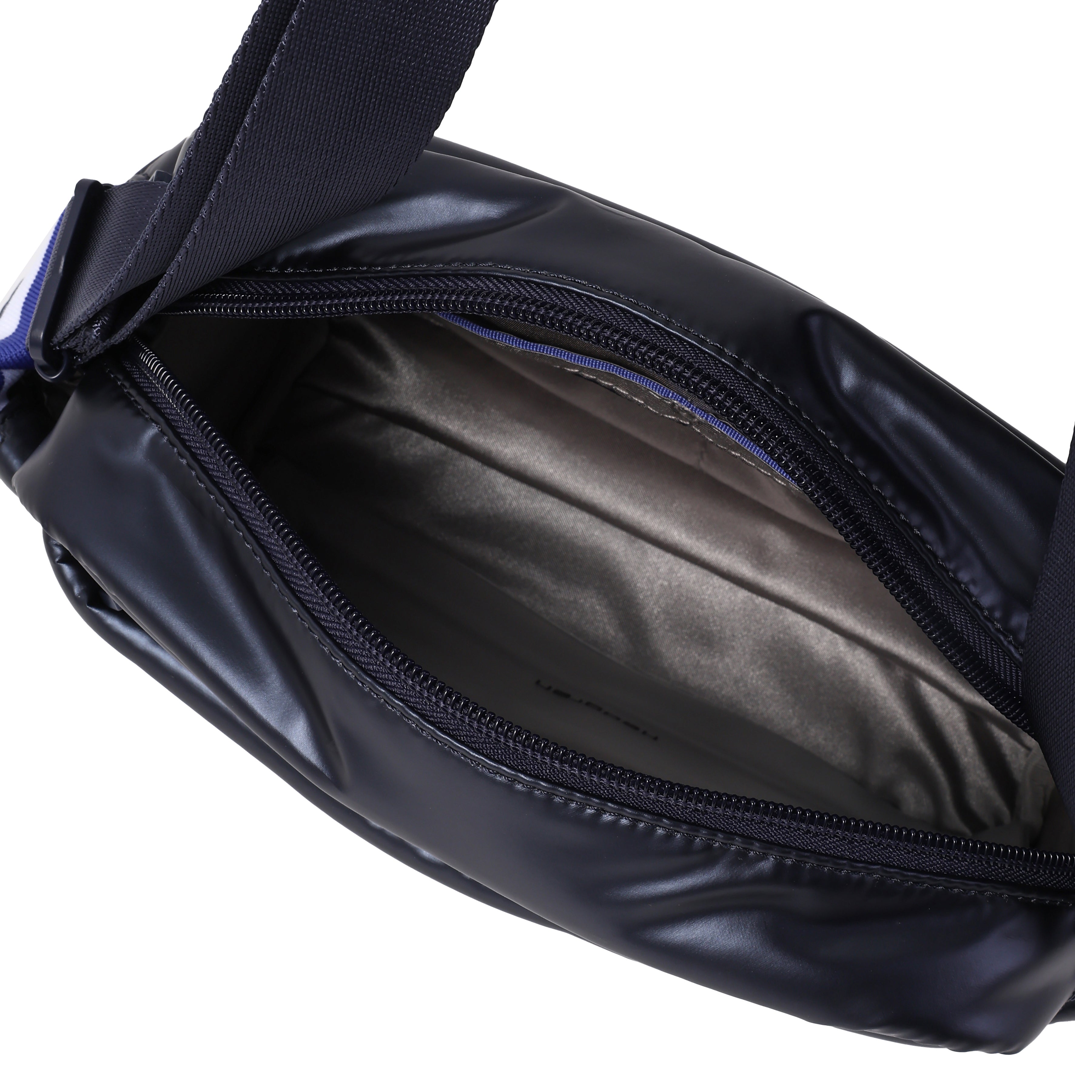Interior of Hedgren COZY Shoulder Bag in Peacoat Blue