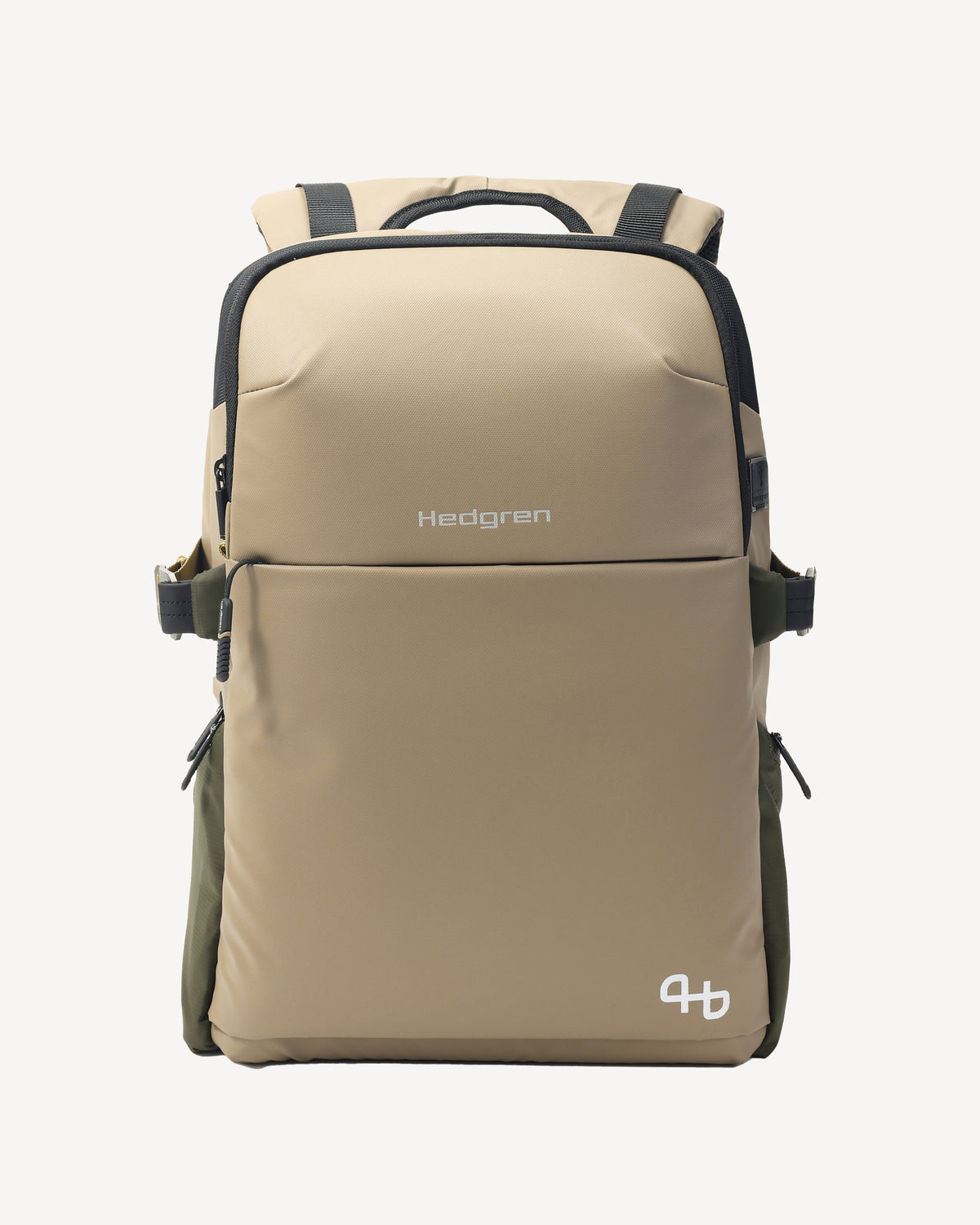 RAIL Three Compartment Laptop Backpack in Vintage Beige | Hedgren