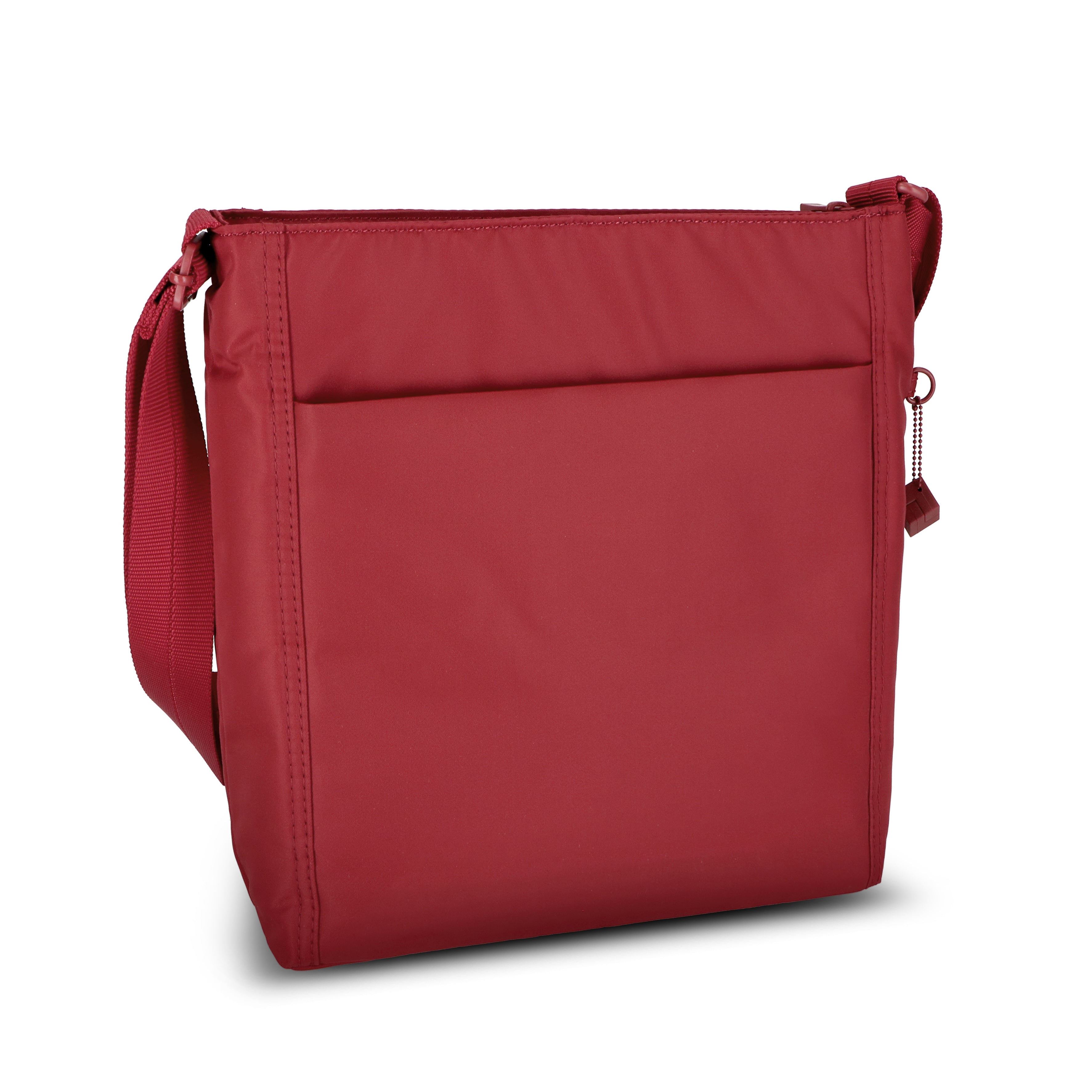 Back of Orva RFID Crossbody #color_sun dried tomato