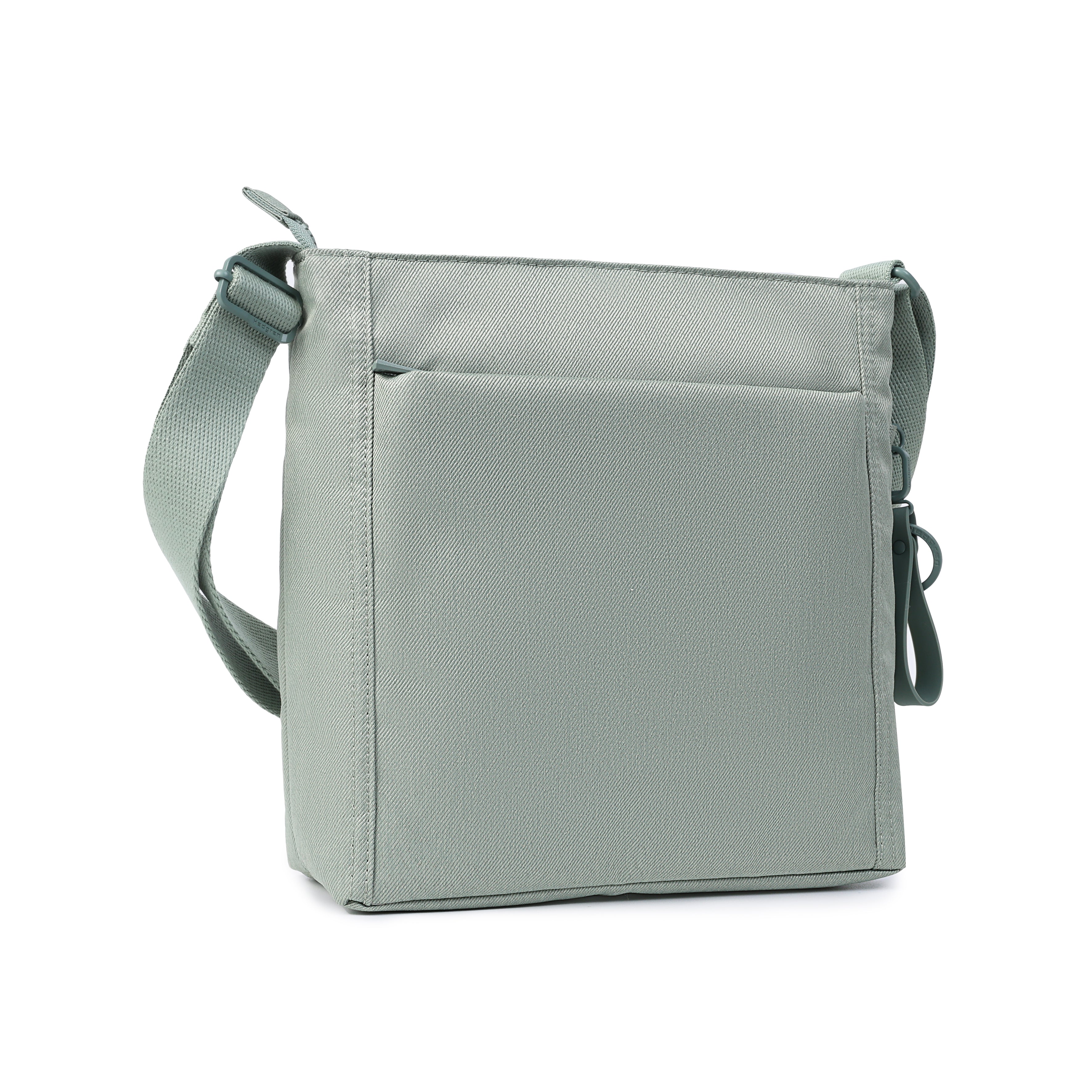 Back of Orva RFID Crossbody #color_lily pad jean