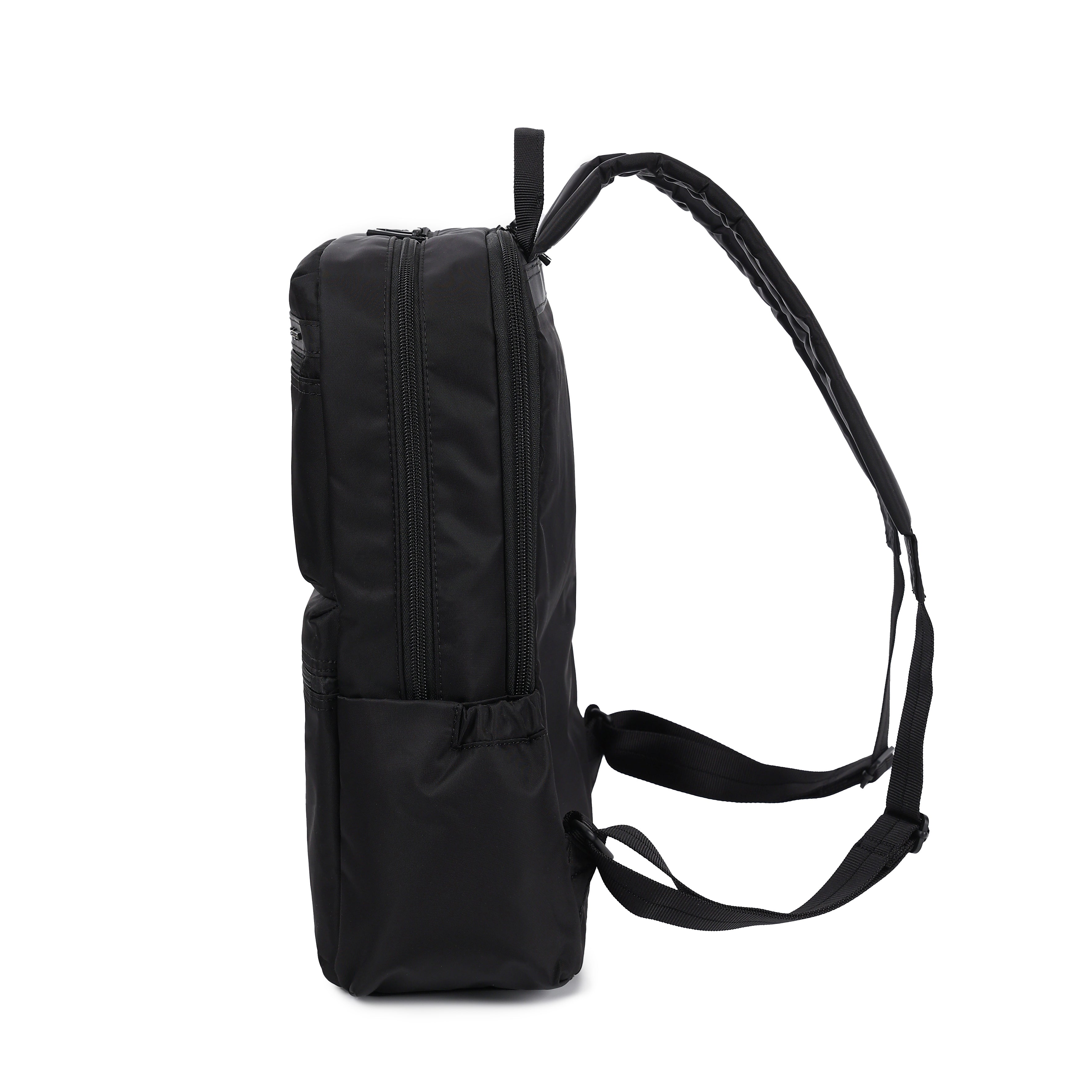 Side view of Hedgren AVA 15." Laptop Backpack in Black