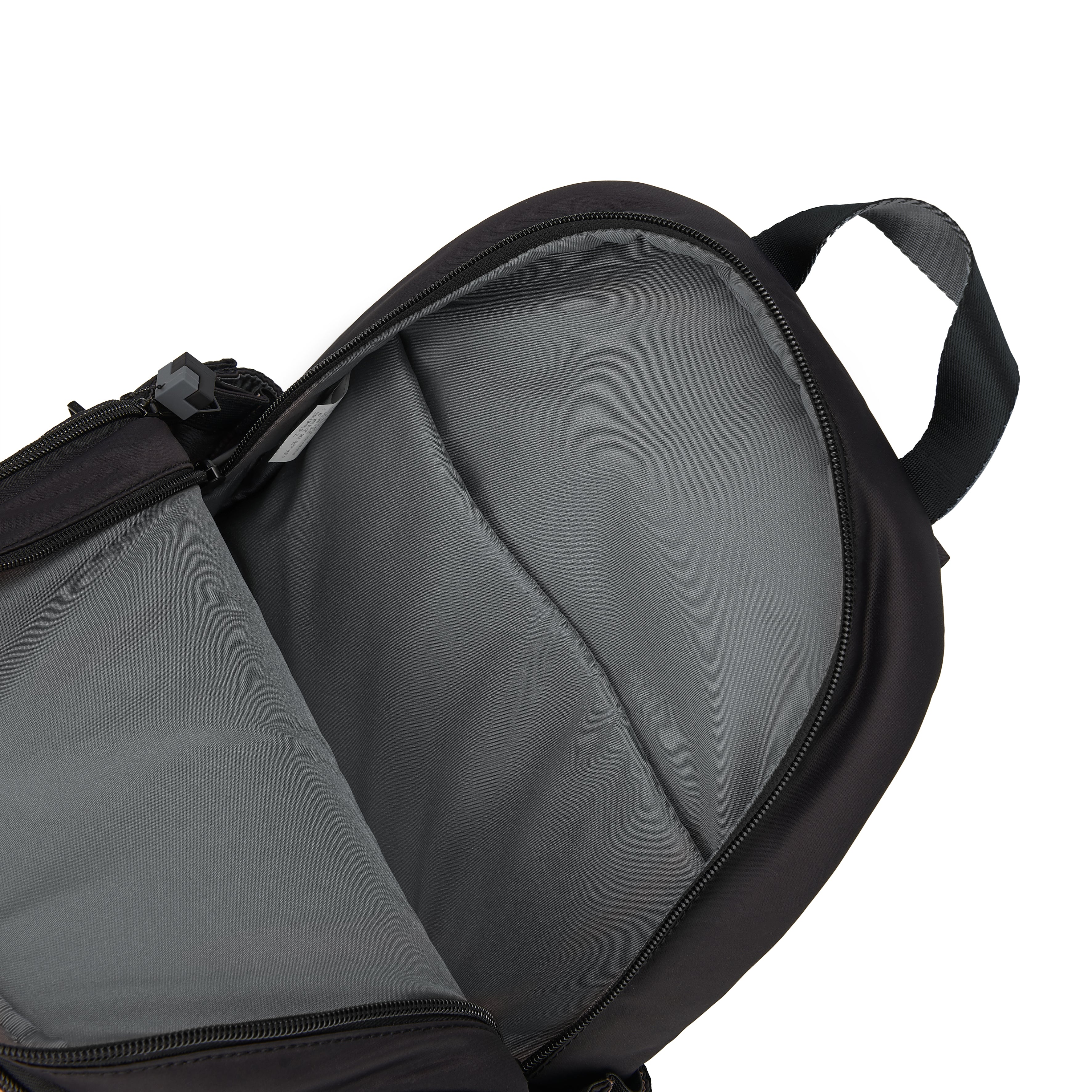 Interior of Hedgren COSMOS Backpack in Black