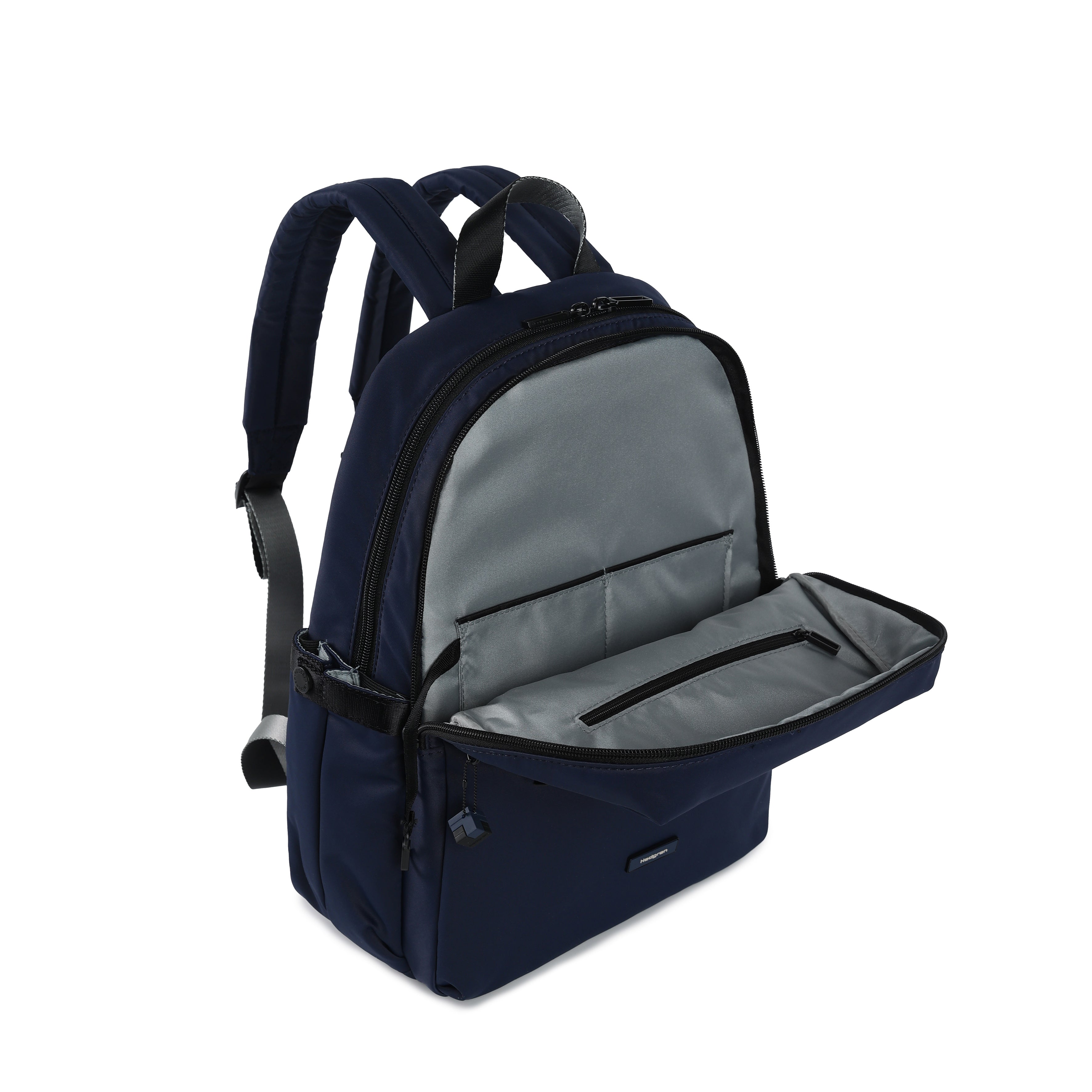 Interior of Hedgren COSMOS Backpack in Navy Cosmos