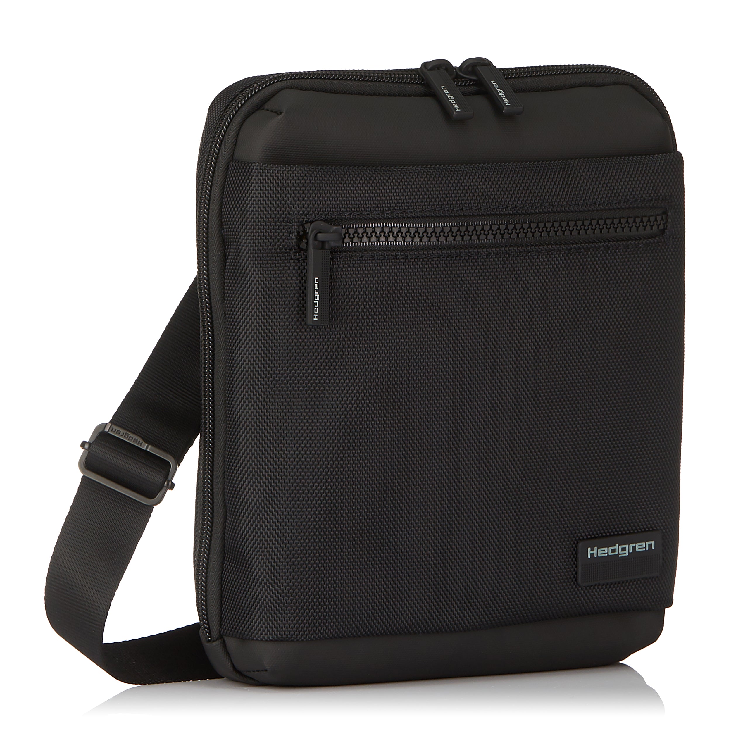 Front angled view of Hedgren CHIP Crossbody in Black