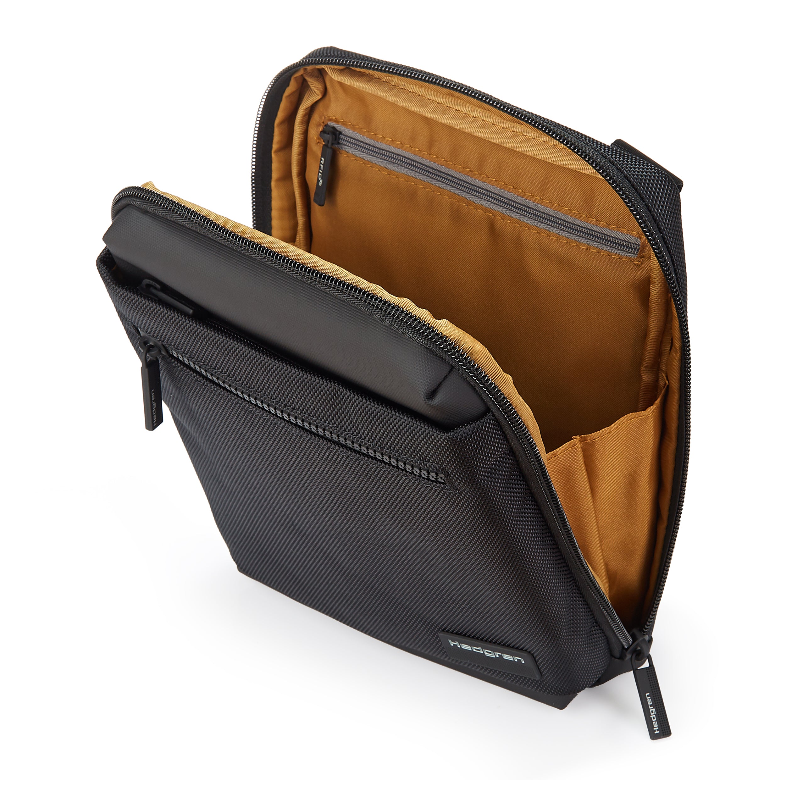 Interior of Hedgren CHIP Crossbody in Black