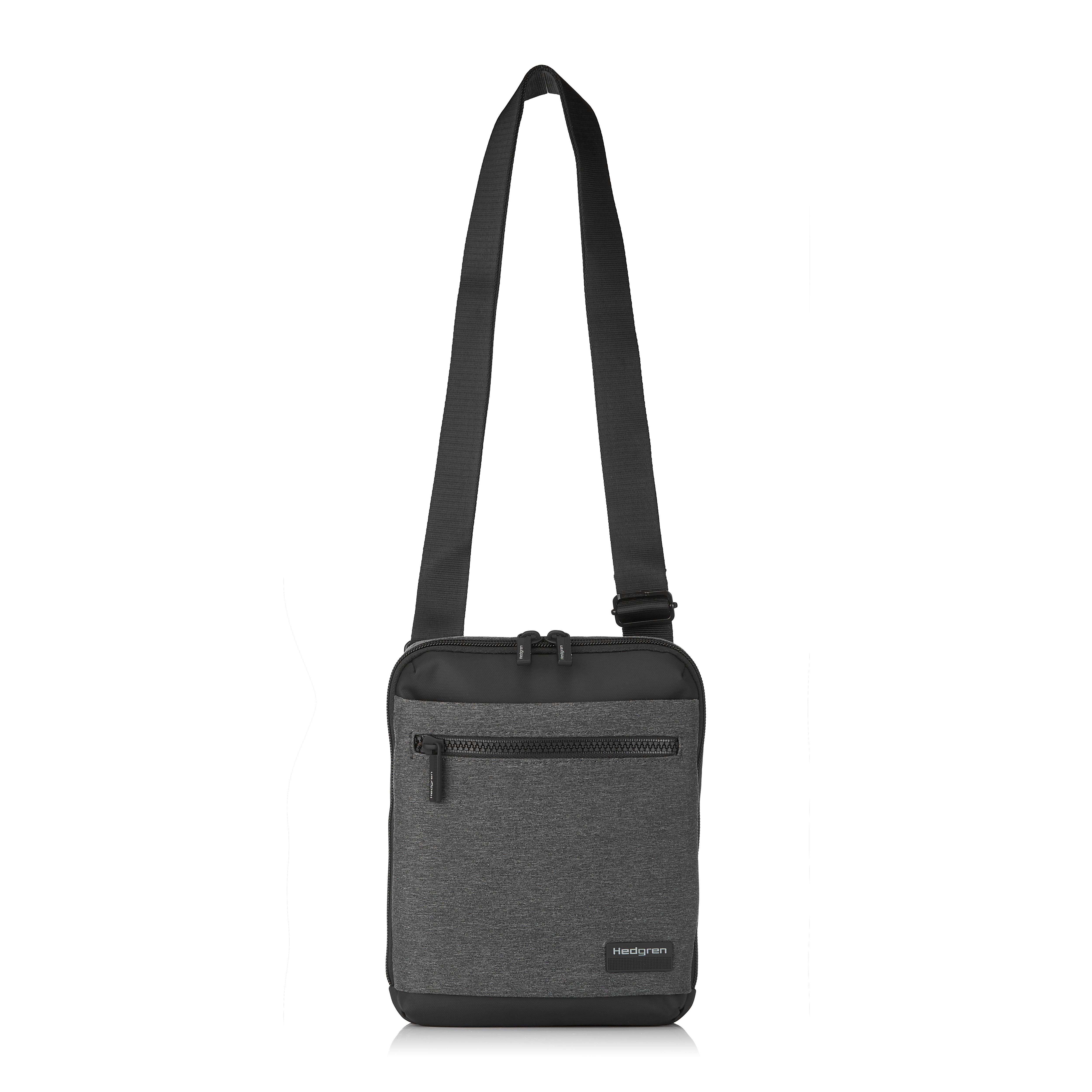 Hedgren CHIP Crossbody in Stylish Grey with strap extended