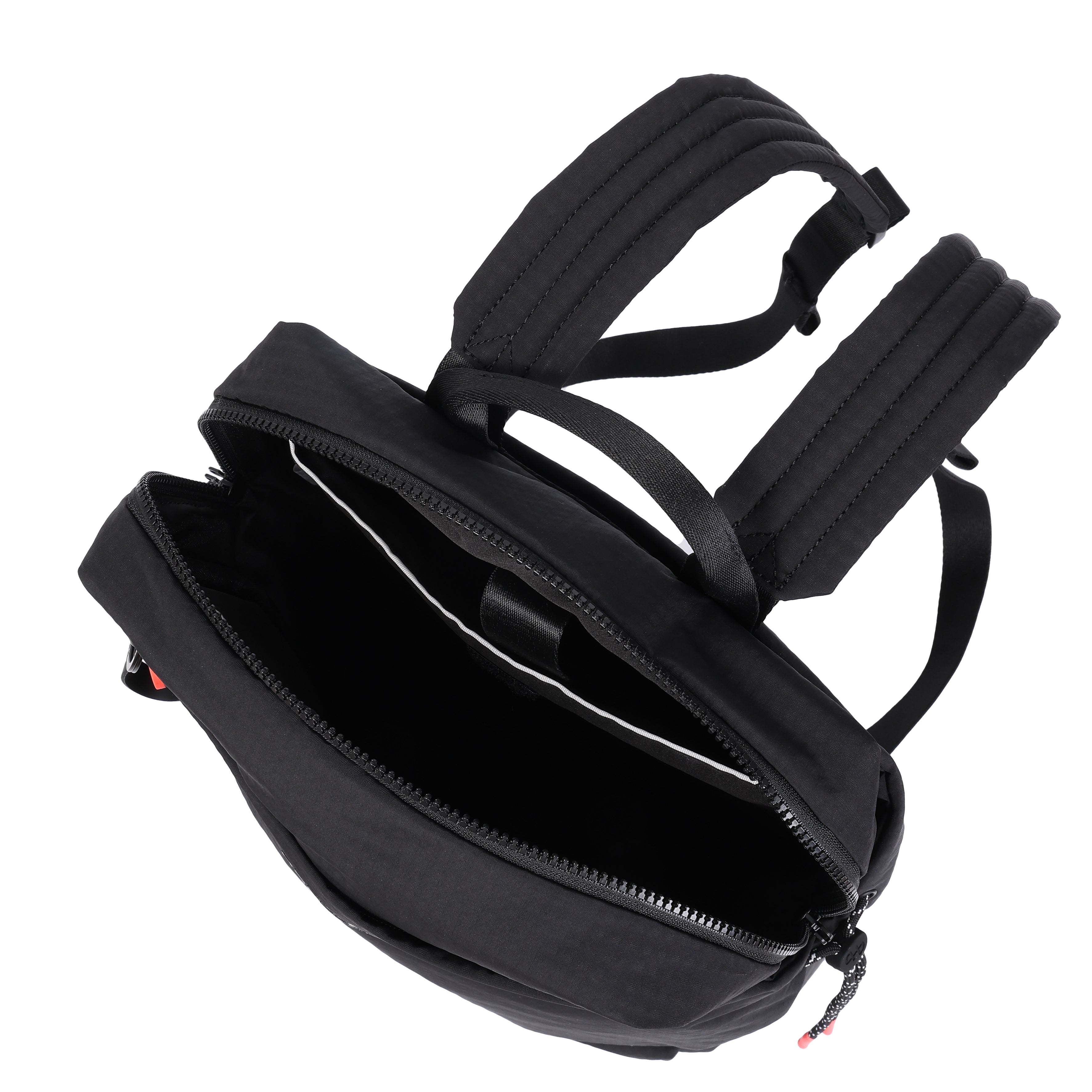 Interior of Hedgren AKIRA Backpack in Black