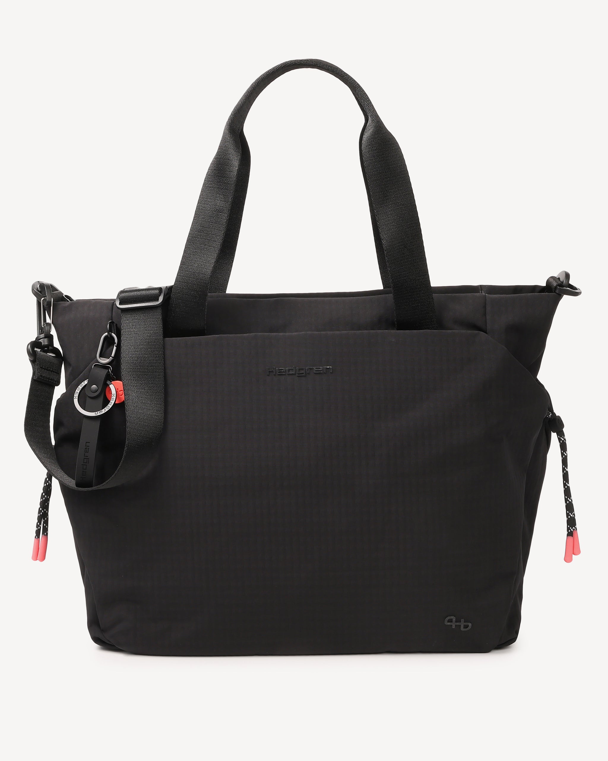 hue & ash large nylon travel tote bag Hedgren Satoshi Tote Bag Tote Handbags Black, Polyester