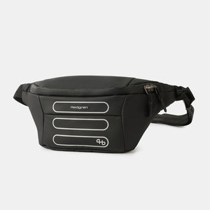 Front of Hedgren Visit Belt Bag in Performance Black