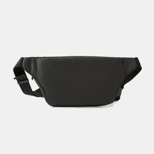 Back of Hedgren Visit Belt Bag in Performance Black