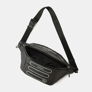 Interior of Hedgren Visit Belt Bag in Performance Black