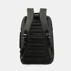 Back panel on Hedgren's Trip Large Backpack in performance black