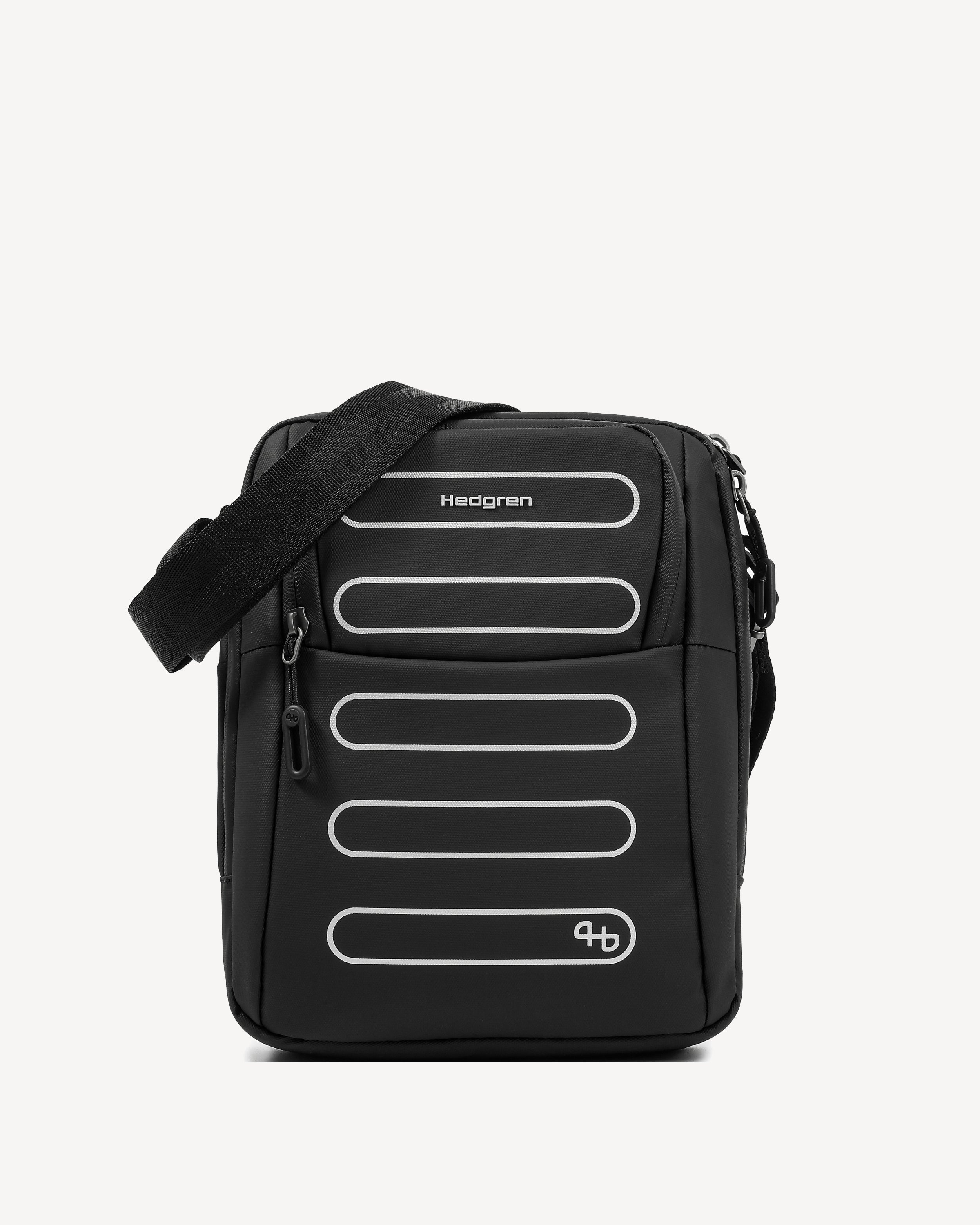 バッグ GADID ANONIEM CROSSBODY BAG GERALD RELAX Vertical Crossbody in Black | Hedgren