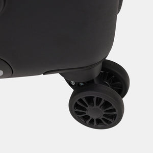 Spinner wheel on Hedgren's Grip Large Expandable Spinner in Black