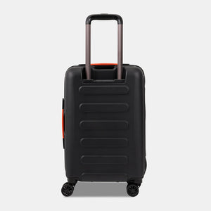 Back of Hedgren's Grip Carry On Spinner in Black