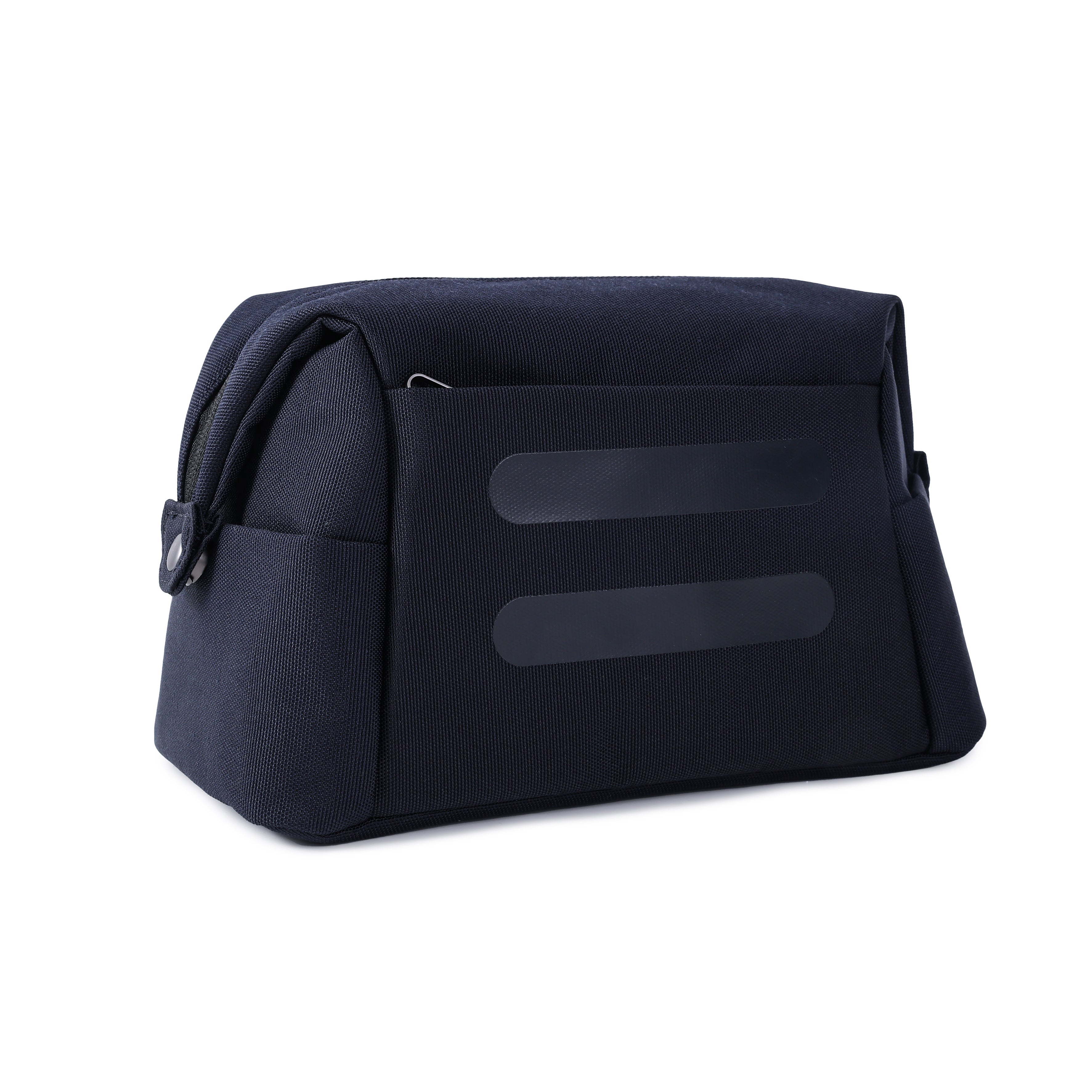 Back of Hedgren BREAK Toiletry Bag in Peacoat Blue