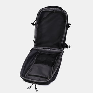 Interior of Hedgren Trip Medium Travel Backpack in Black