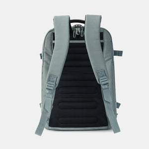 Back panel on Hedgren Trip Medium Travel Backpack in Grey Green