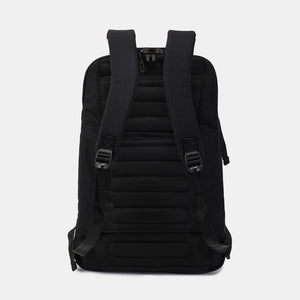 Back of Hedgren Trip Large Travel Backpack in Black