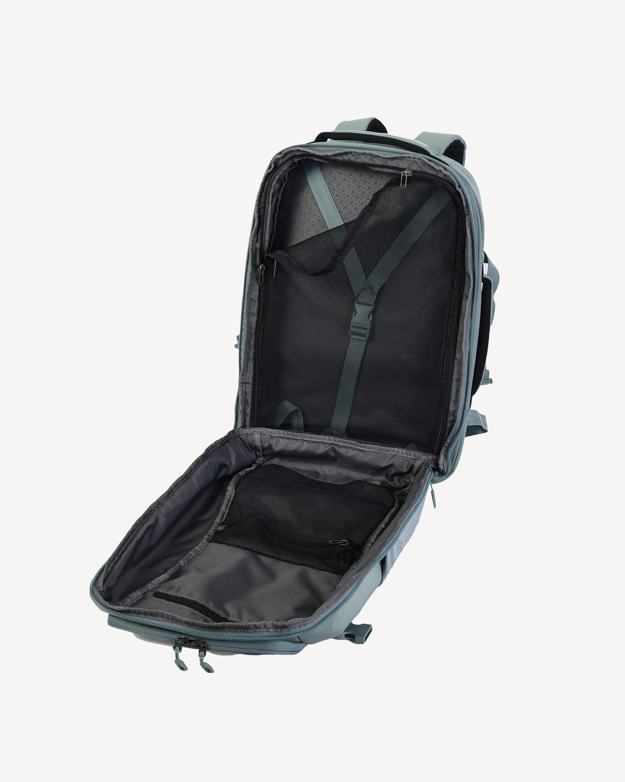 TRIP Large Expandable Travel Backpack in Grey Green | Hedgren