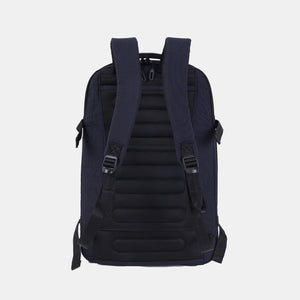 Ergonomic back panel on Hedgren's Trip Large Travel Backpack in Peacoat Blue