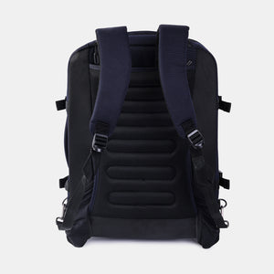 Ergonomic back panel on Hedgren Multy Wheeled Backpack in Peacoat Blue