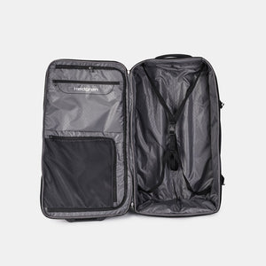 Interior of Hedgren Journey Wheeled Duffle in Black