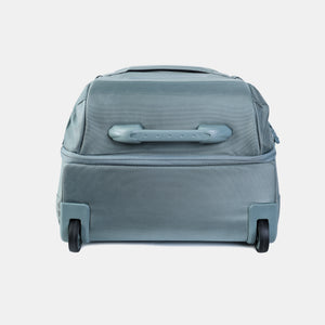 Bottom of Hedgren Journey Rolling Duffle in Grey Green