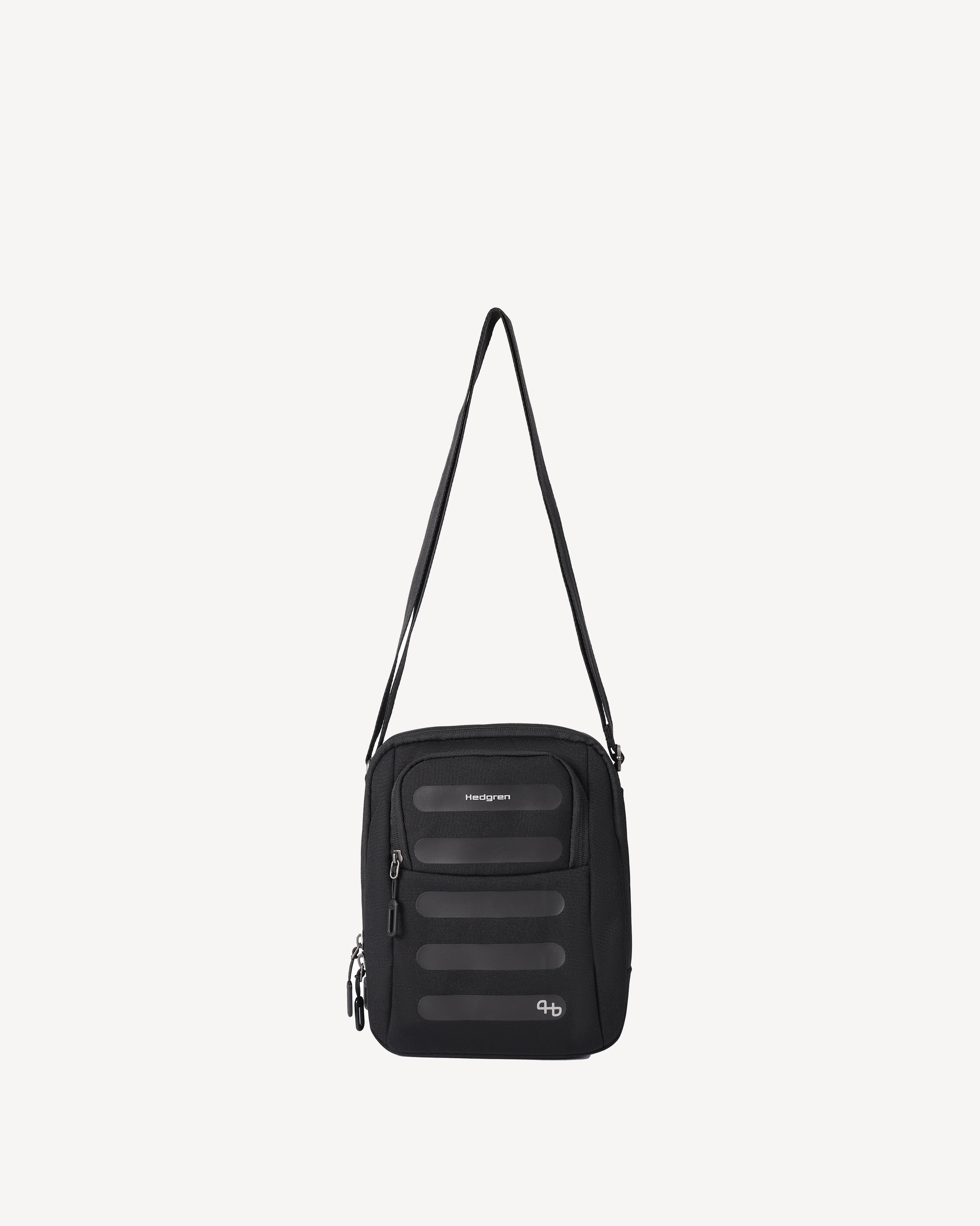 バッグ GADID ANONIEM CROSSBODY BAG GERALD RELAX Vertical Crossbody in Black | Hedgren