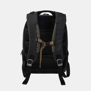 Back of Hedgren's TRAM Laptop Backpack in Urban Jungle