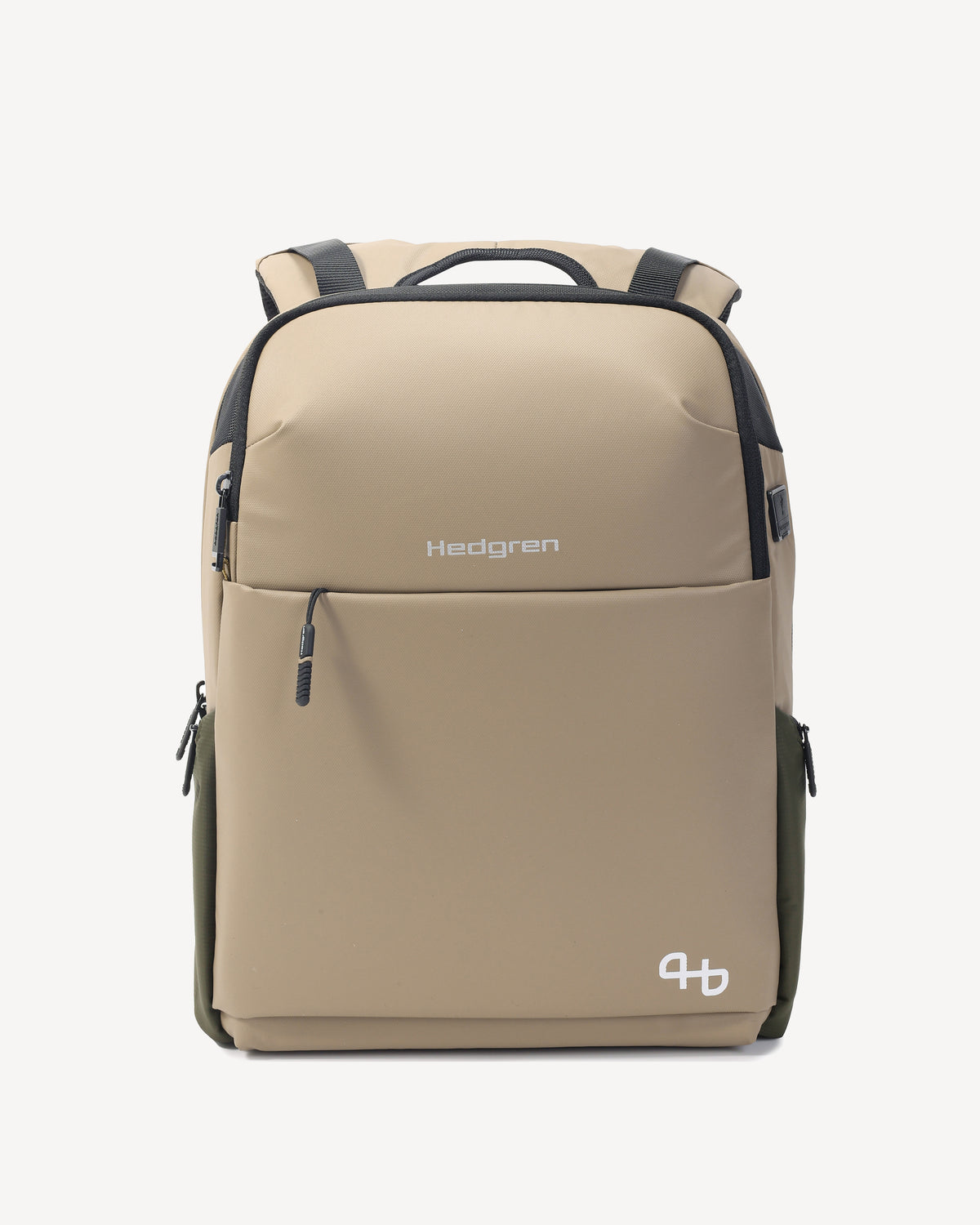 TRAM Dual Compartment Laptop Backpack in Vintage Beige | Hedgren