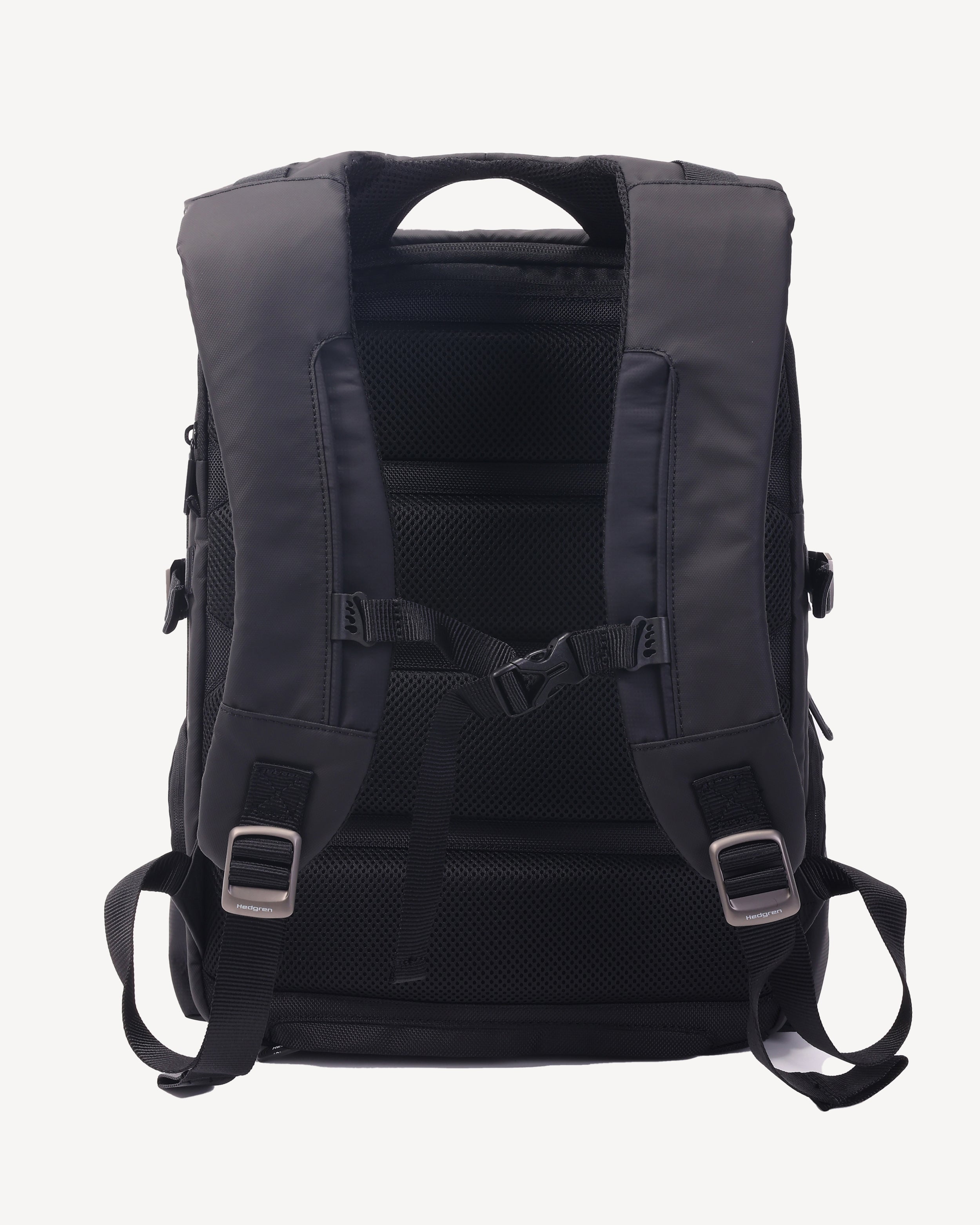 F2680 HEDGREN ヘドゲレン リュック ザック ショルダーバッグ/Y3 RAIL Three Compartment Laptop Backpack in Black | Hedgren