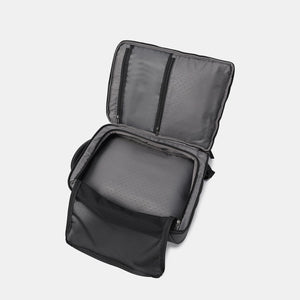 Clothing compartment in TABI Travel Backpack in black