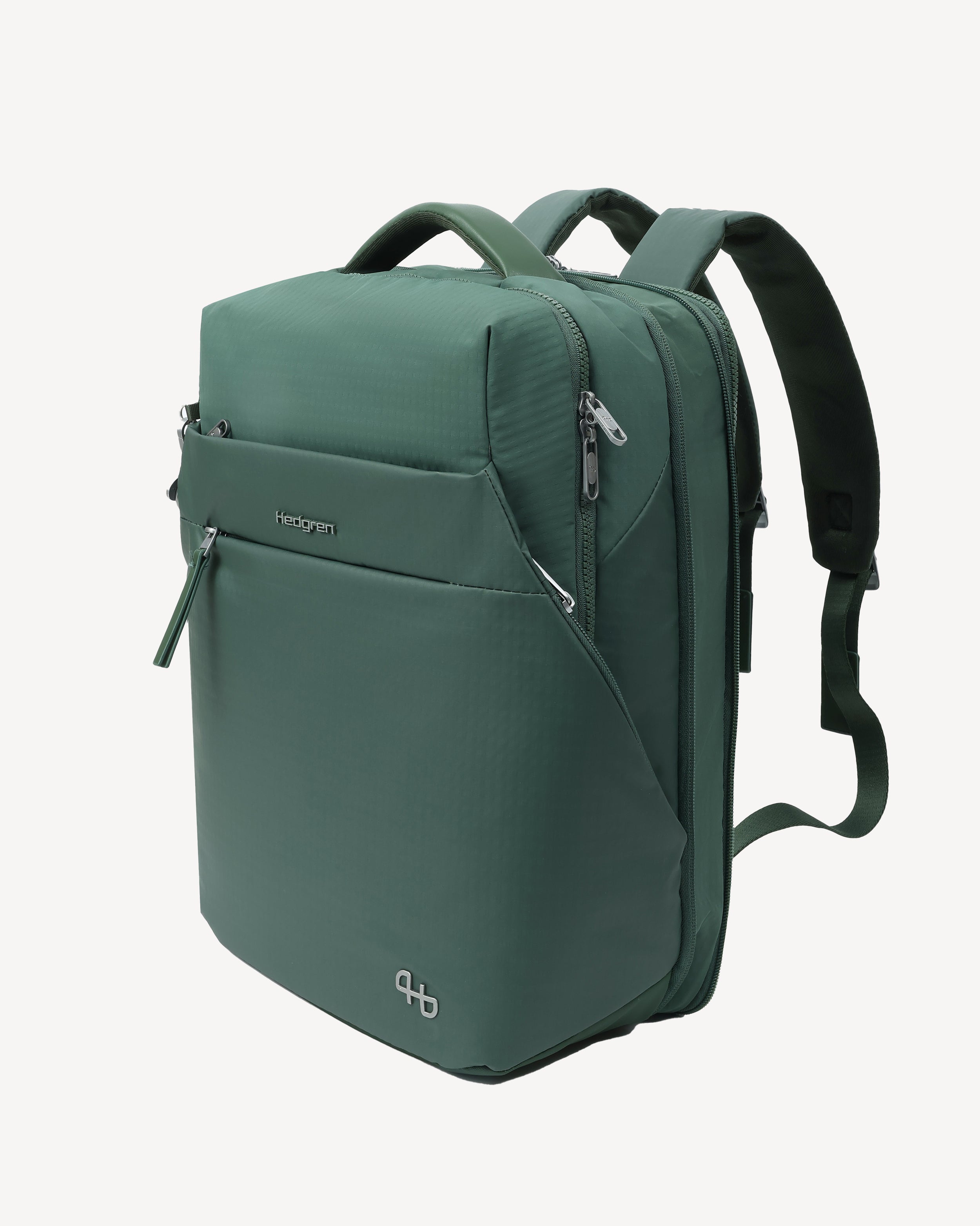 VAUDE Bracket 16 バックパック ダークグレー/グリーン TABI Travel Backpack in Duck Green| Hedgren