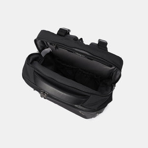 Interior of Hedgren's TSUTSUMI Diaper Backpack in Black