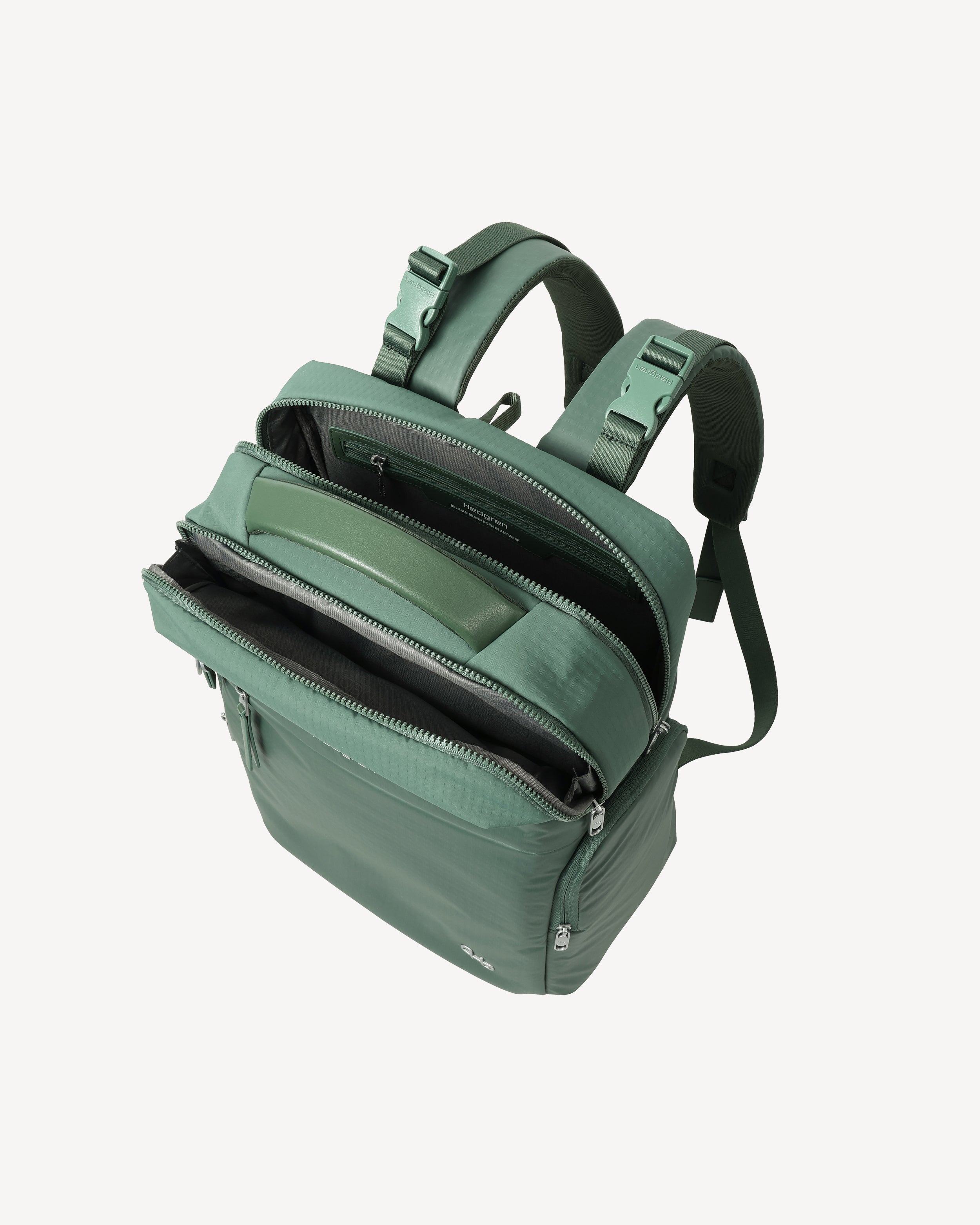 TSUTSUMI Diaper Backpack in Duck Green | Hedgren