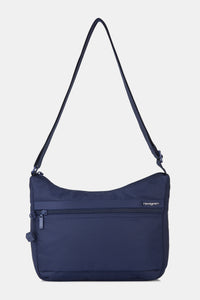 Harpers Shoulder Bag in Total Eclipse Navy with strap extended