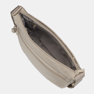 Interior of the Harpers Shoulder Bag in Cashmere Beige