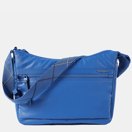 Harper's RFID Shoulder Bag Creased Strong Blue