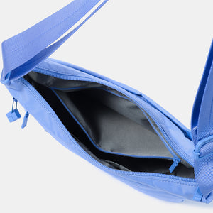 Interior of the Harpers Shoulder Bag in Jacaranda Blue