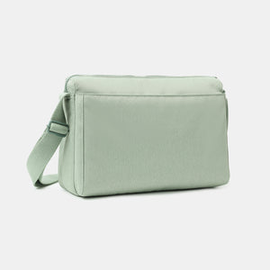 Back of the Eye Medium RFID shoulder bag in lily pad green