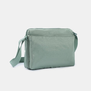 Back of the Eye RFID shoulder bag in lily pad green