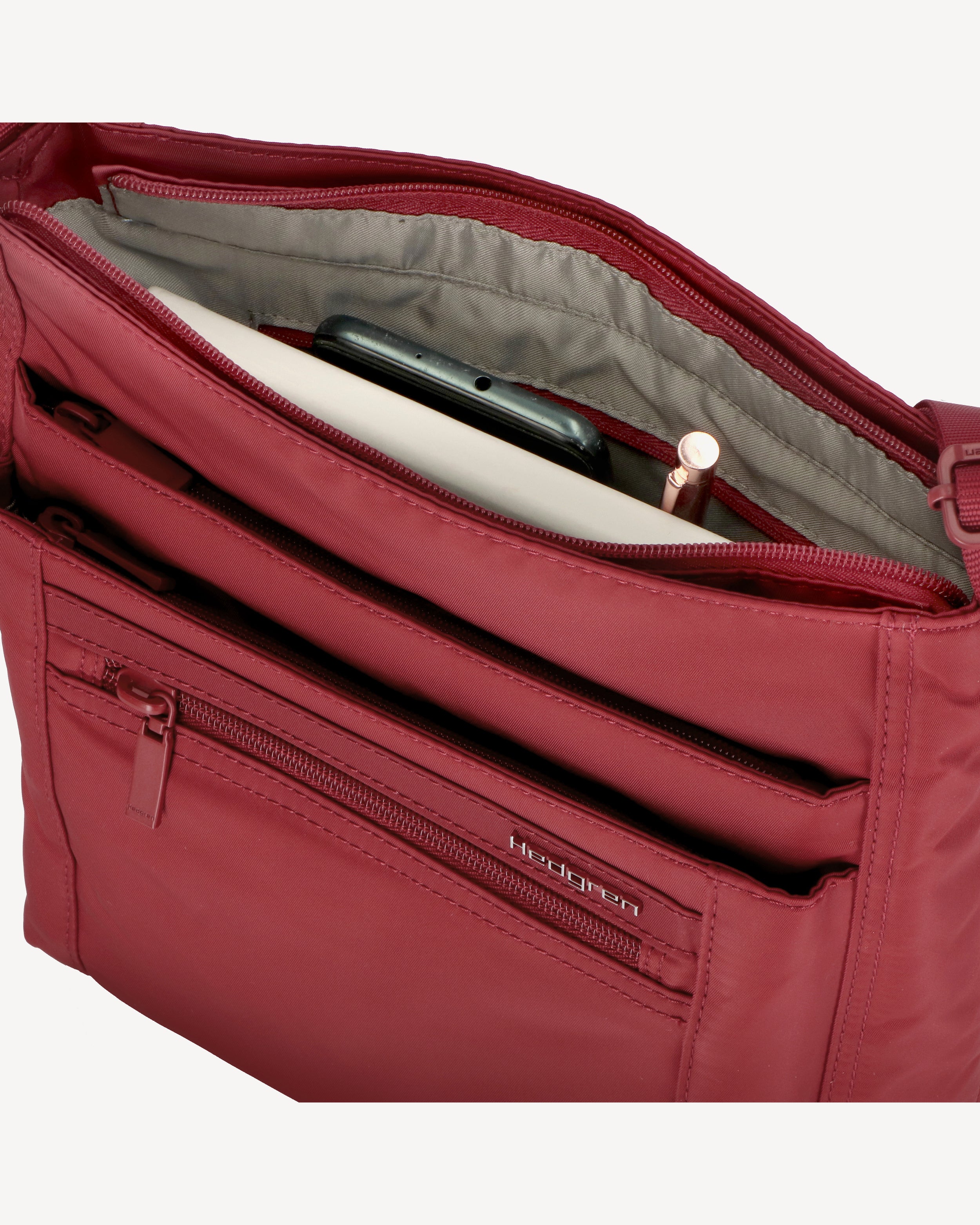 ORVA RFID Crossbody in Sun Dried Tomato | Hedgren