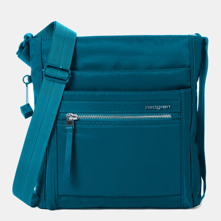 Orva RFID Shoulder Bag Oceanic Blue