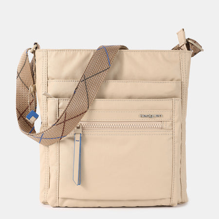 Orva RFID Shoulder Bag Creased Safari Beige