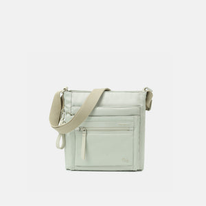 Orva RFID Crossbody in willow grey