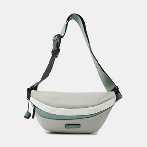 Hedgren's Halo Belt Bag in Naturals Mix with strap extended